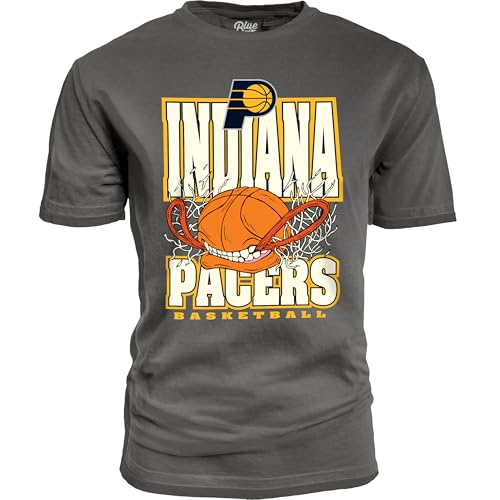 Blue 84 NBA Youth T-Shirt Indiana Pacers Black Large Kids Basketball Tee