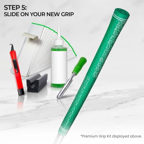 Light Golf Regripping Kit - Includes Tape Strips & Solvent