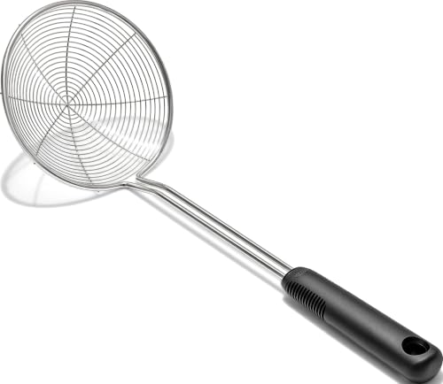 OXO Stainless Steel Skimmer & Strainer for Boiling & Frying - Durable Kitchen Tool