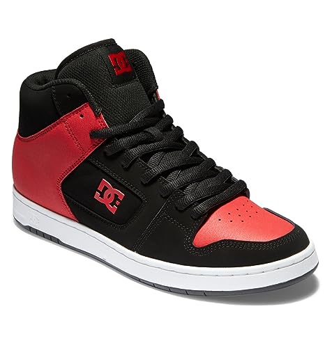 Hi-Top Skate Shoes for Men - DC Manteca 4 - Black/Red