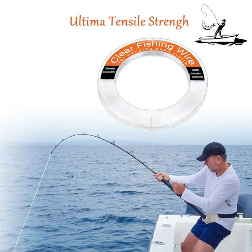Clear Monofilament Fishing Line - 0.55mm/525ft Nylon String