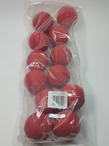 Red Handball Set - 12 Rubber Balls for All Ages