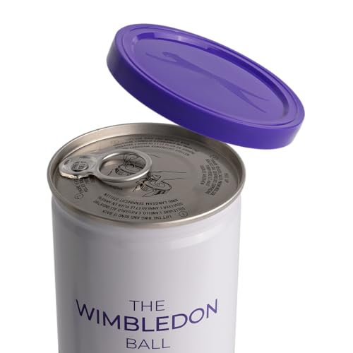 Slazenger Wimbledon Official Tennis Balls - Pack of 4, All-Court, Hydroguard Technology