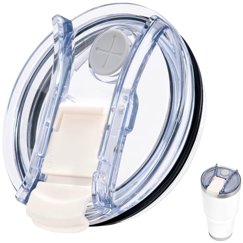 30oz Replacement Lid with Lock for YETI Tumblers - White
