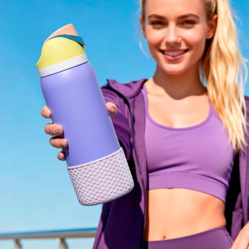 Silicone Bottom Boot for Owala 32oz FreeSip Water Bottle - Gold