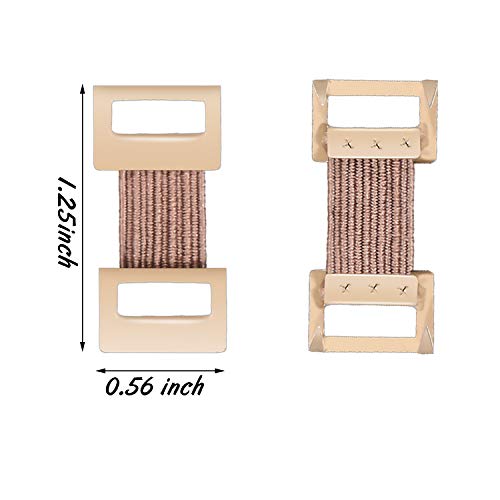 Elastic Bandage Clips - 100 Metal Fasteners in Nude Color