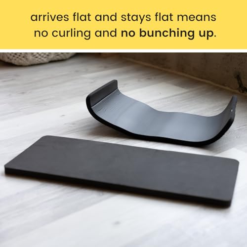 Body By Yoga Midnight Black Extra Thick Yoga Knee Pad Cushion for Support & Stability