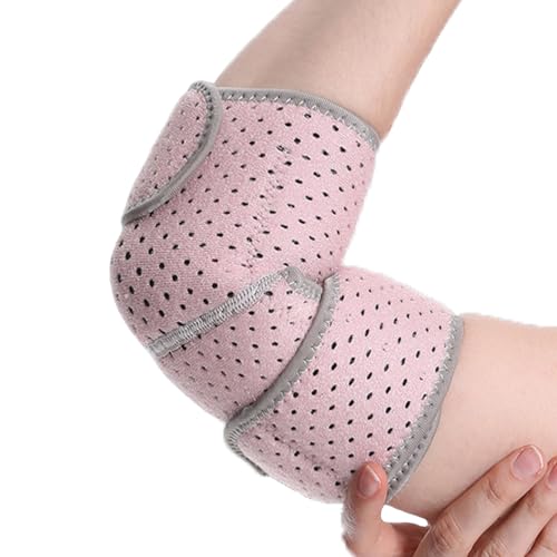 Adjustable Elbow Brace for Men & Women - Pink Compression Support