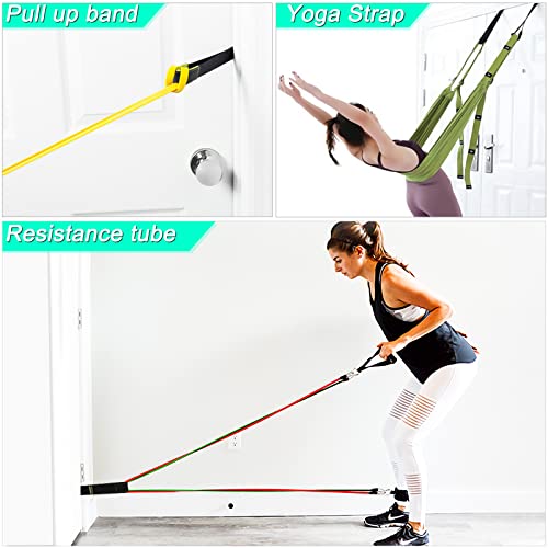 Heavy Duty Door Anchor for Resistance Bands - Green 1 Pack