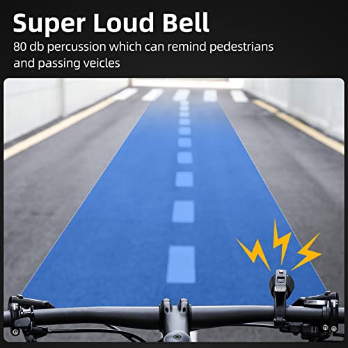 Loud Brass Bike Bell for 0.87-1.25" Handlebars - Black