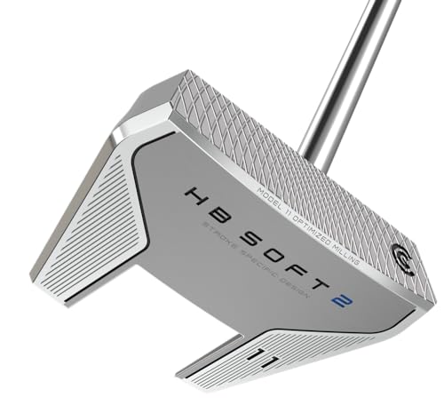 HB Soft 2 Putter - 35" Center Shafted, Oversized Grip, Silver