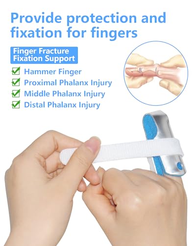 Pinky Finger Splint for Kids - 2PCS Small Blue