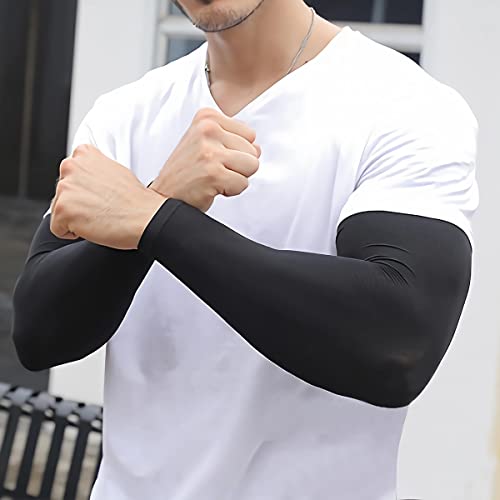Compression Arm Sleeves - UV Sun Protection - Black