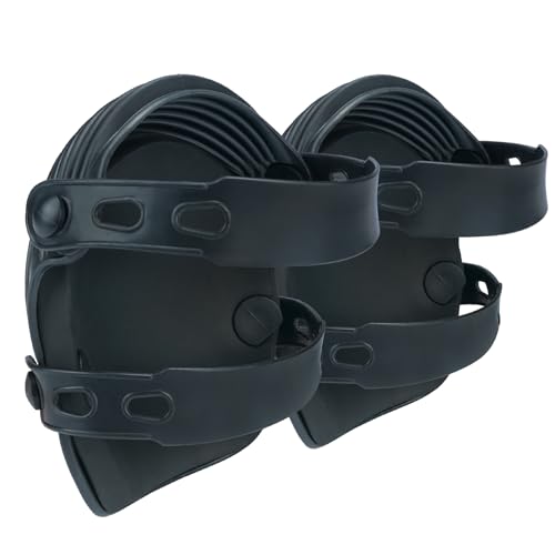 MELOTOUGH Work Knee Pads for Men Women Construction, Flooring, Roofing - Comfortable and Non Slip(Black)