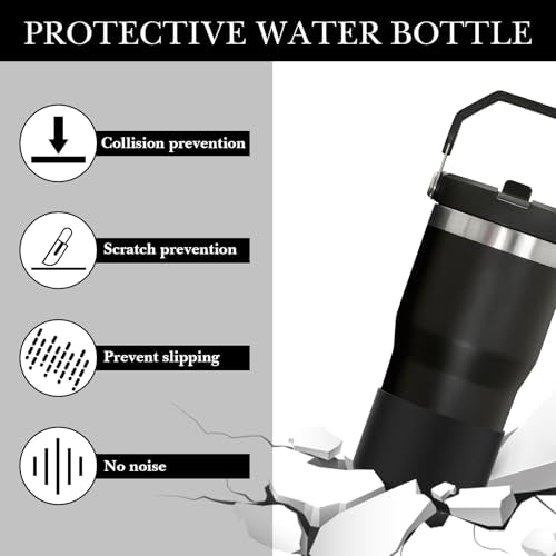 Silicone Water Bottle Boot - 2 Pack Bottom Sleeve Protector