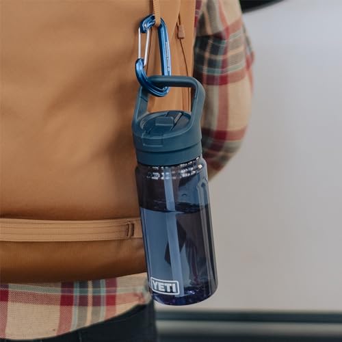 600 mL Yonder Water Bottle with Straw Cap - Navy