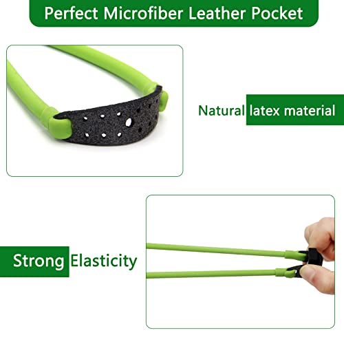 Slingshot Replacement Bands - 4pcs Heavy Duty Rubber Bands