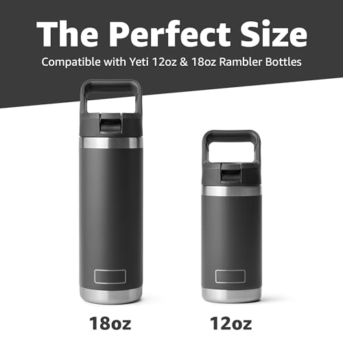 Silicone Boot Protector for Yeti Rambler Jr 12oz & 18oz Bottle - Black