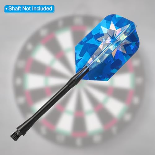 Slim Dart Flights - 6 Pack Unique Design Polyethylene Terephthalate
