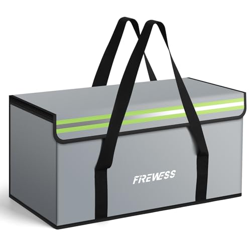 Large Fireproof Safe Bag, 24x12x12 Fireproof Document Bag, Large capacity waterproof storage bag with reflective strips, Firesafe Box for File,Cash,Passport,Keys