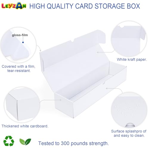 Trading Card Storage Box - 8-Pack for 8000 Cards with Dividers