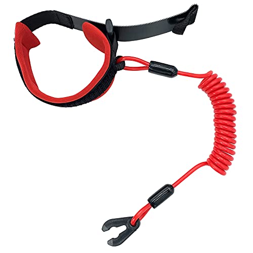 Boat Emergency Stop Switch Lanyard for Yamaha Jet Ski & WaveRunner - 50 Inch Safety Cord Replacement