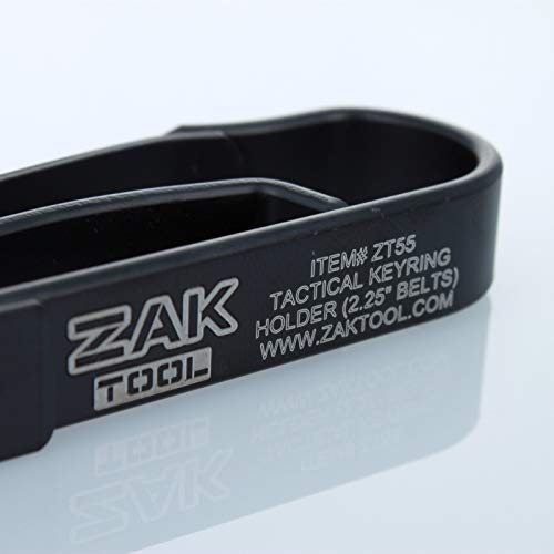 Tactical Key Ring Holder - Black Steel Construction