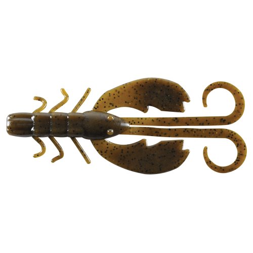 Crazy Legs Chigger Craw Bait - Green Pumpkin, 4" (8 Count)