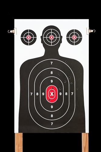 Silhouette Paper Shooting Targets - 14x22" (50 Pack) - Heavy Duty