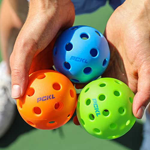 Outdoor Green Pickleball Balls - 4 Pack Optic High-Visibility