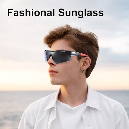 ANLIOTO 4 Pack Youth Baseball Sunglasses UV Protection Sports Glasses for Men Women