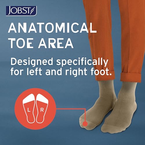 JOBST for Men Compression Socks 15-20 mmHg Knee High Medical Stockings