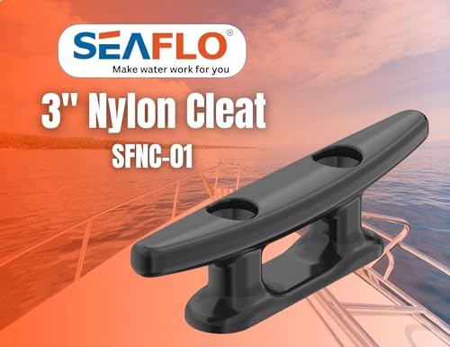 Nylon Dock Cleat for Kayaks - Corrosion Resistant - 4-Pack, 3"