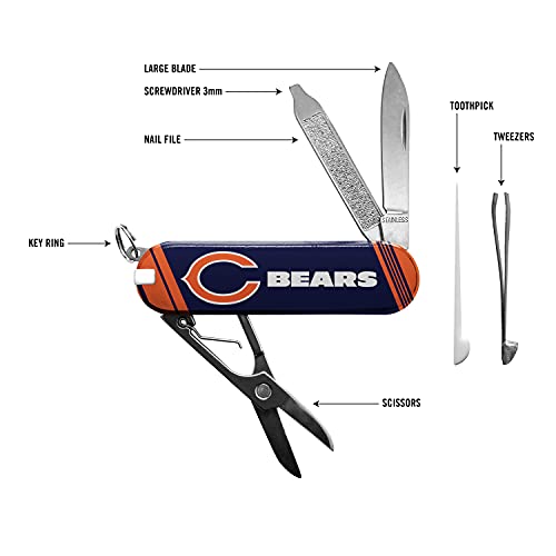 Chicago Bears Pocket Multi-Tool with 7 Essential Tools
