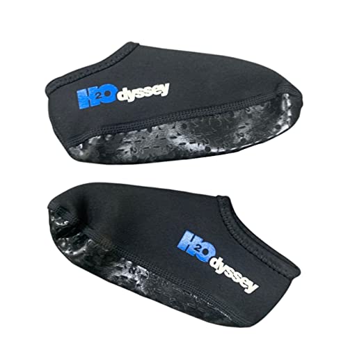 H2ODYSSEY 2mm Neoprene Snorkeling Fin Sock – Medium, Black