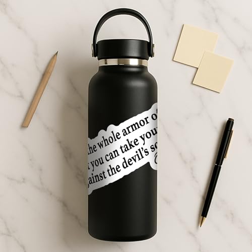 Ephesians 6:11 Bible Verse Vinyl Sticker - 8" Wide (2-Pack)