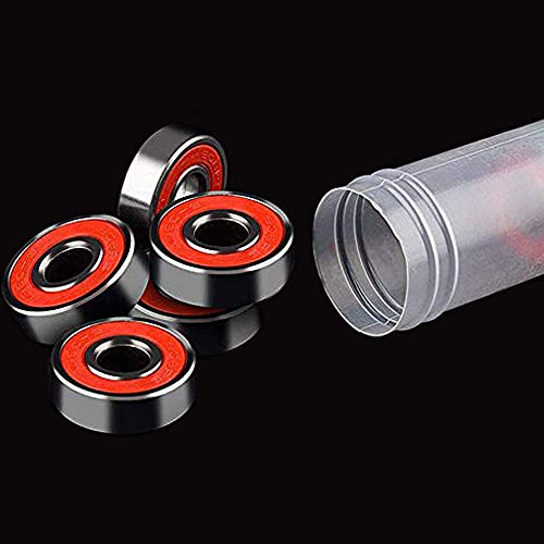 High Speed Skateboard Longboard Bearings - 8 Pack, ABEC-9
