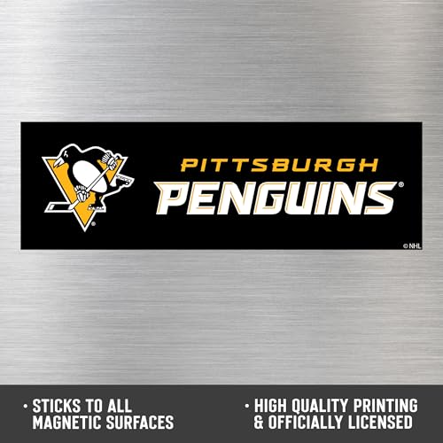 Pittsburgh Penguins NHL Hockey Team Spirit Magnet - 4x10