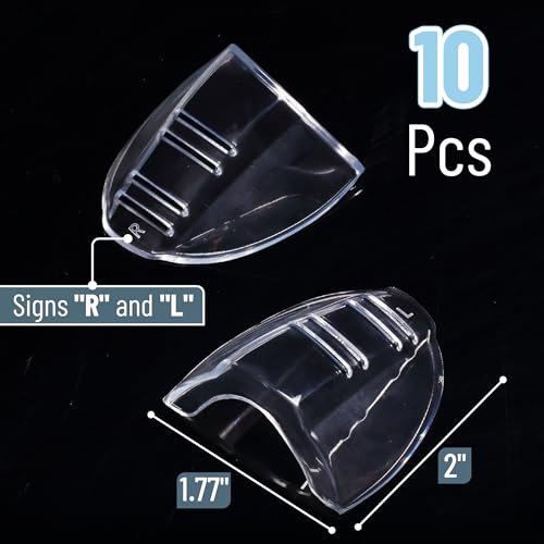 Safety Side Shields for Glasses - 10 Pcs Eyewear Protection