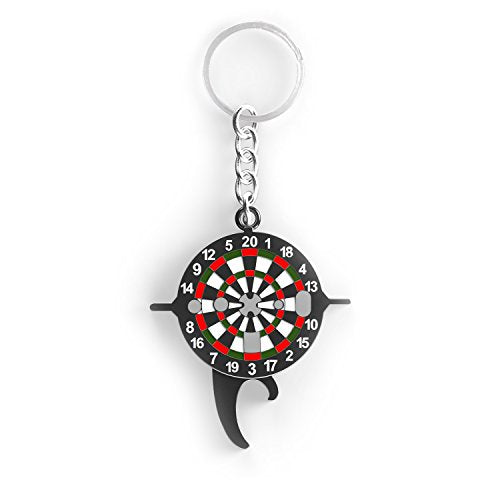 Dartboard Bottle Opener Tool with Key Ring - 1 Piece