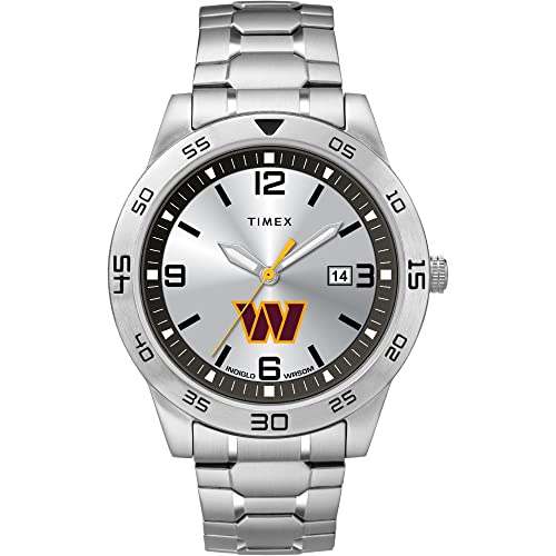 Washington Commanders Men's 42mm Stainless Steel Watch