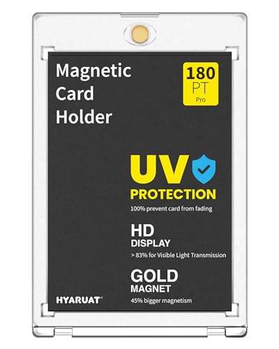 180PT Magnetic Card Holders - 2.52x3.54in UV Protection