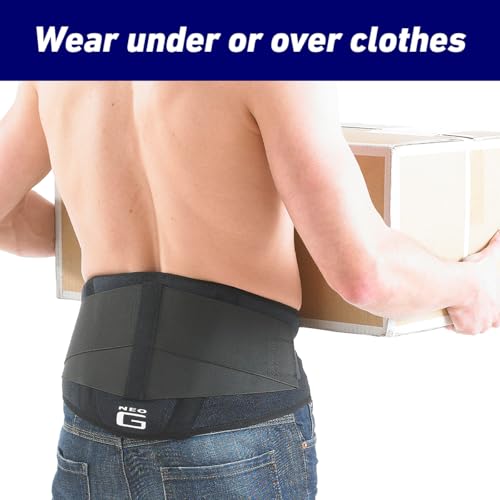 Neo G Back Brace with Power Straps - Support for Lower Back Pain & Injury Recovery
