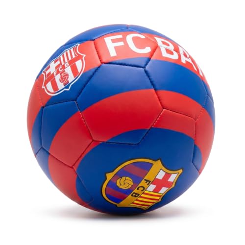 Official FC Barcelona Soccer Ball Size 5 - Blue Training Football