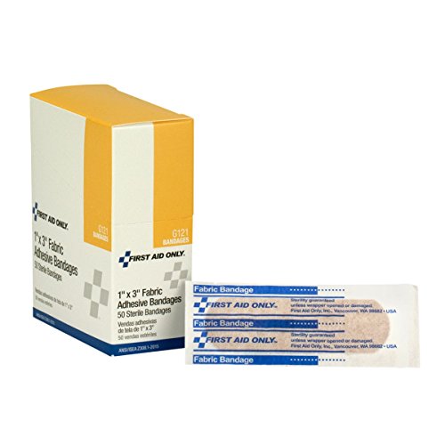 Flexible Fabric Adhesive Bandages 1" x 3" - 50 Count Box