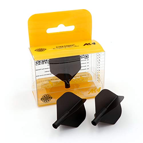 Dart Flights Standard Shape - All Black - TERO AK4