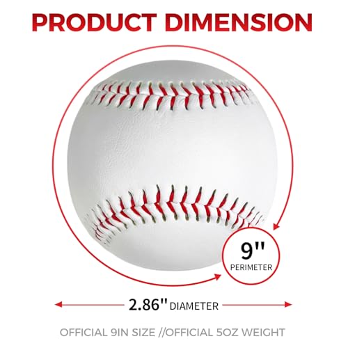 Soft T-Balls for Beginners - Reduced Impact Practice Baseballs