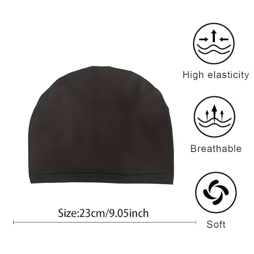 Cmonie 12-Pack Large Solid Women Chemo Beanie Turban Hats - One Size Stretchy Head Coverings