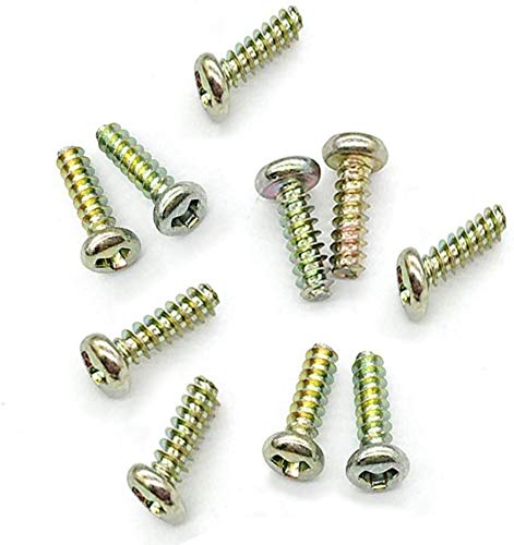 10 PCS Y Tri-Wing & X Cross Screws for Gameboy GBA GBC