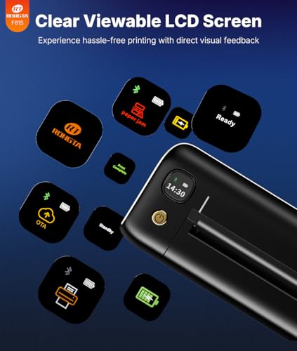 Rongta Wireless Tattoo Stencil Printer - Bluetooth & USB, Black
